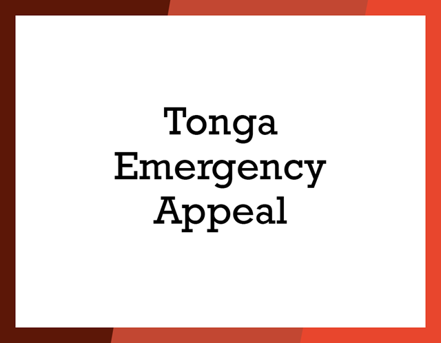 Tonga Emergency Appeal